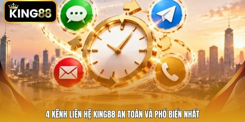 4 kênh liên hệ King88 an toàn và phổ biến nhất