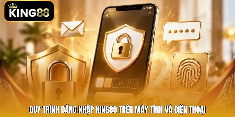Quy trình đăng nhập King88 trên máy tính và điện thoại