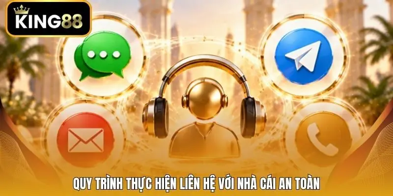 Quy trình thực hiện liên hệ với nhà cái an toàn