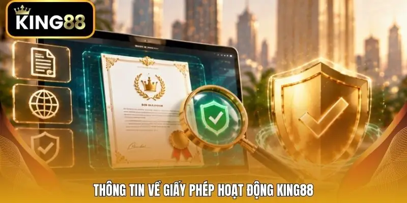 Thông tin về giấy phép hoạt động King88