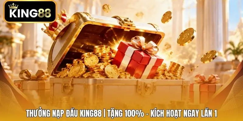Thưởng Nạp Đầu King88 | Tặng 100% - Kích Hoạt Ngay Lần 1